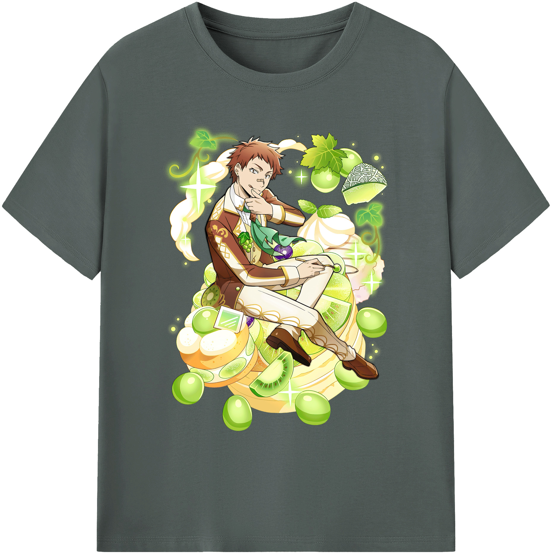（画像用） 文豪ストレイドッグス Bungo Stray Dogs 綿100％ メンズ半袖Tシャツ｜肌触りやわらか＆通気性